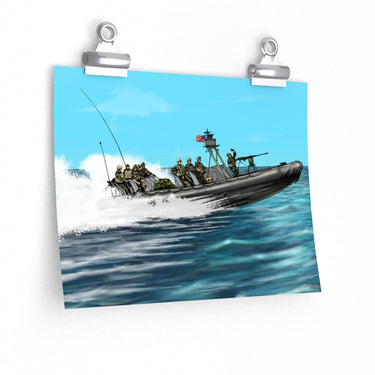 RHIB Premium Matte horizontal posters